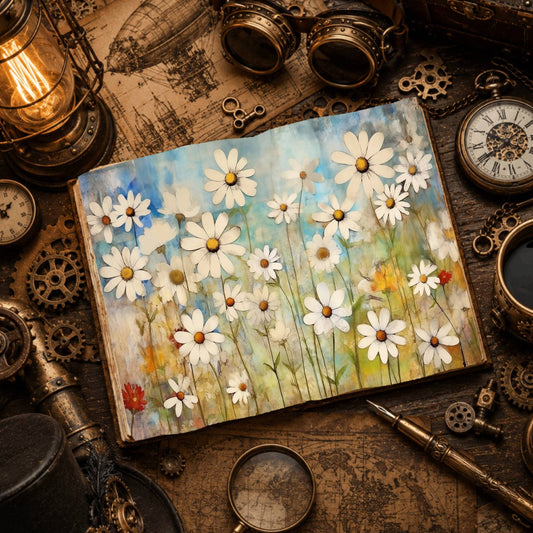 Daisies Digital Papers