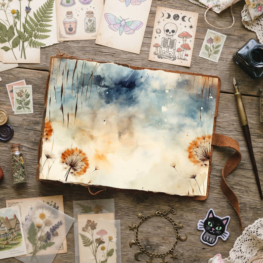 Dandelions Digital Papers