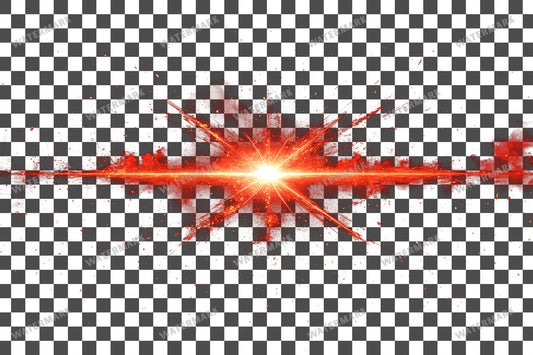 Deep Red Starburst Star With Transparent Overlay Pngs