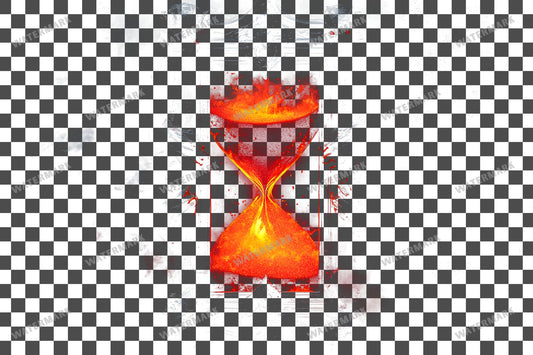 Demonic Gothic Hourglass Transparent Overlay Pngs