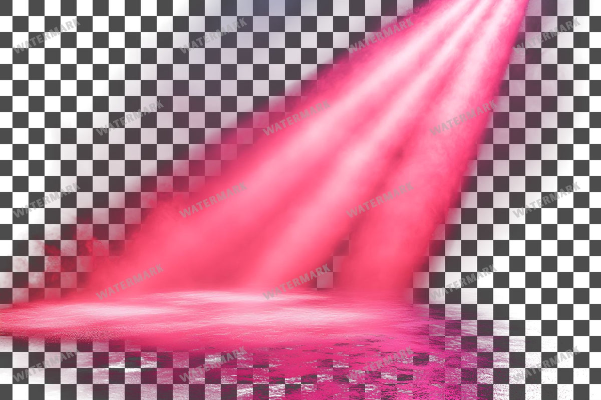 Directional Pink Light Sharp Focused Transparent Overlay Pngs