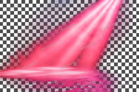 Directional Pink Light Sharp Focused Transparent Overlay Pngs