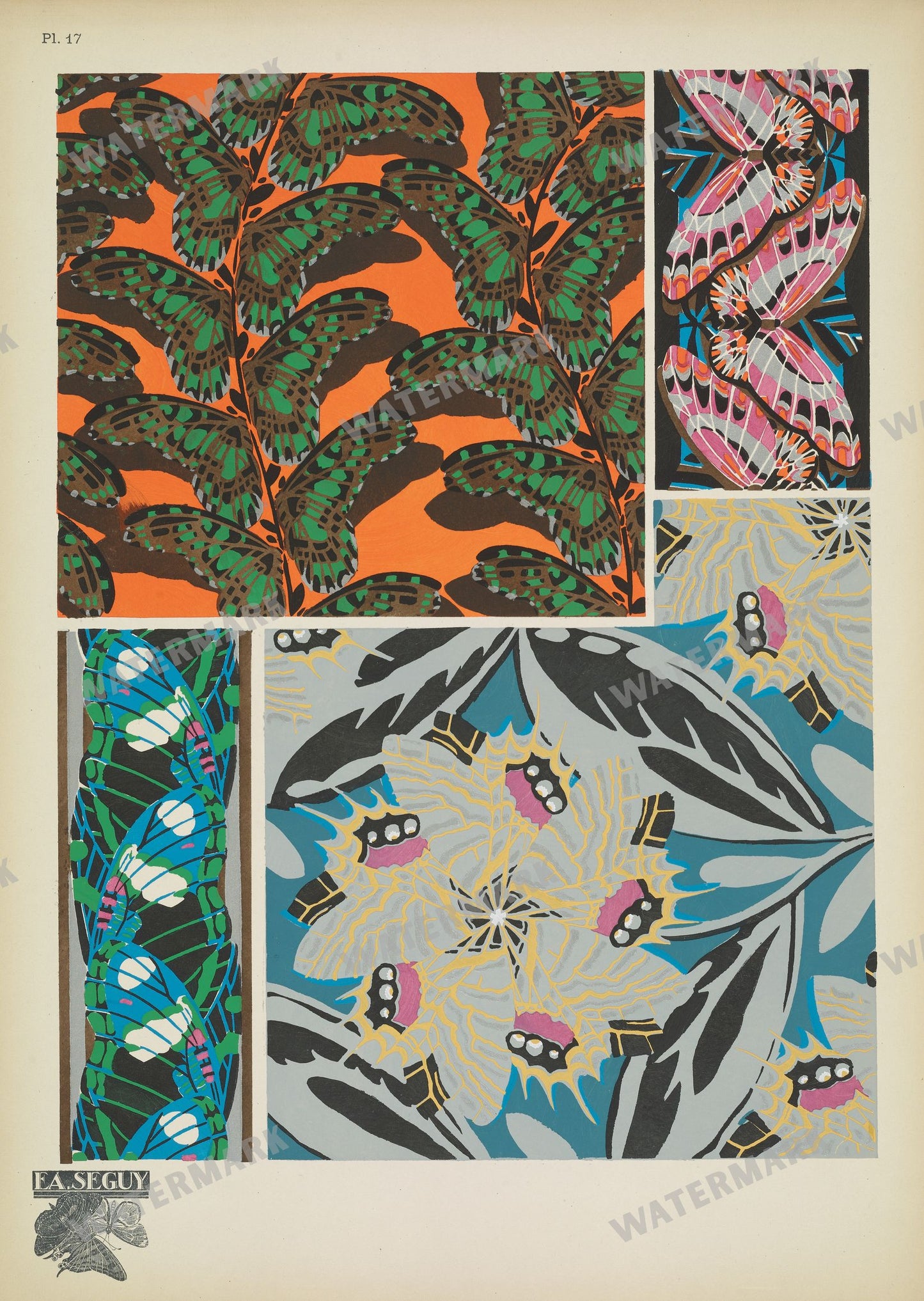 E A Seguy Vintage Prints
