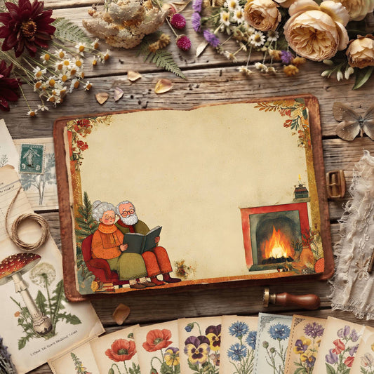 Earthy Colors Christmas Digital Papers