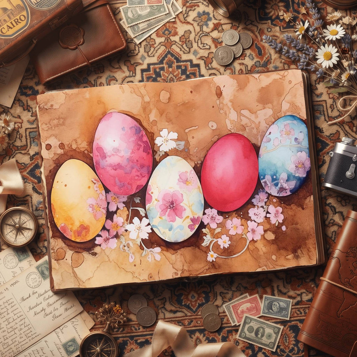 Easter Eggs Digital Papers