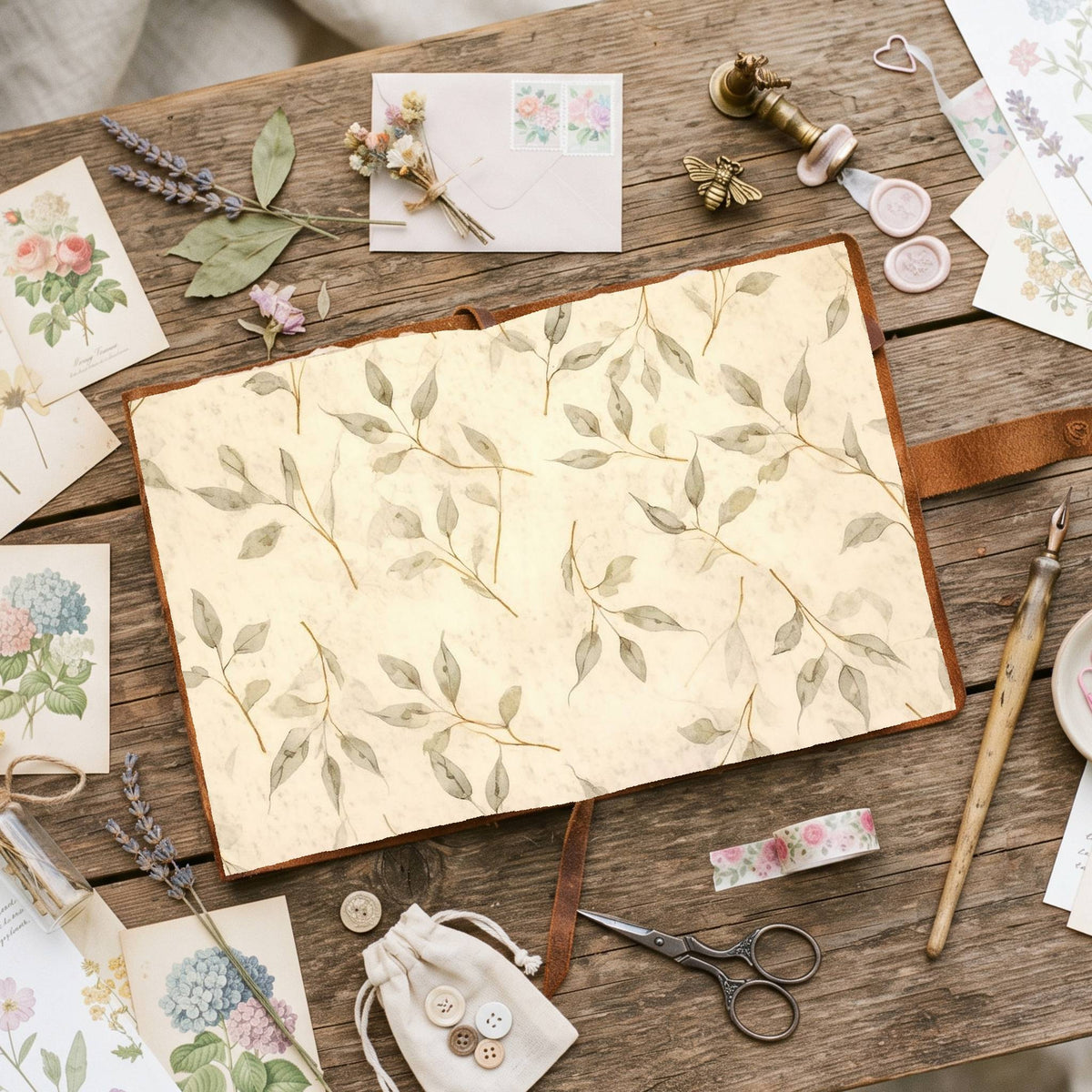 Eucalyptus Leaves Digital Papers
