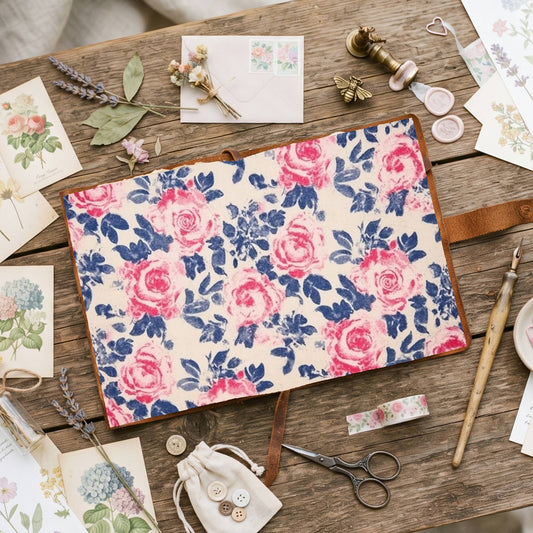 Faded Pink Roses Digital Papers
