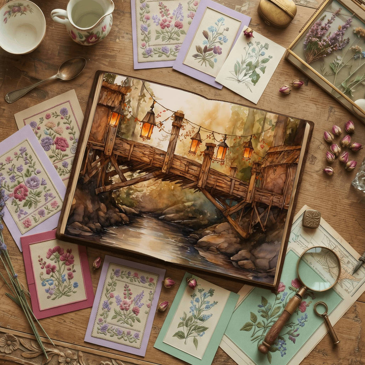 Fairy Bridge Digital Papers