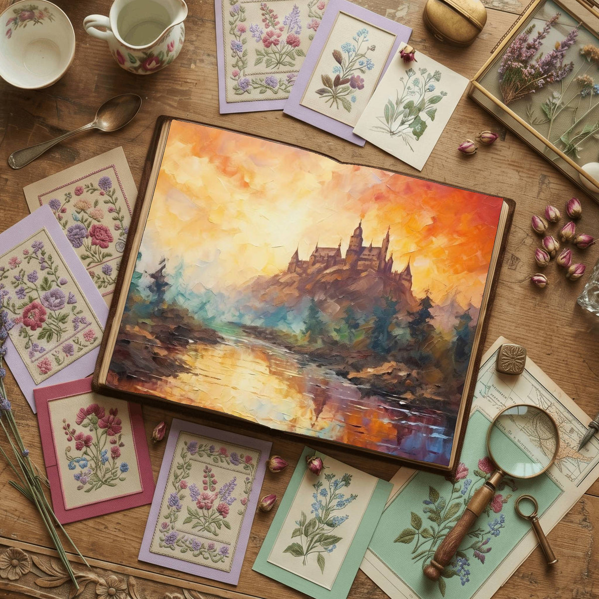 Fairy Castles Digital Papers