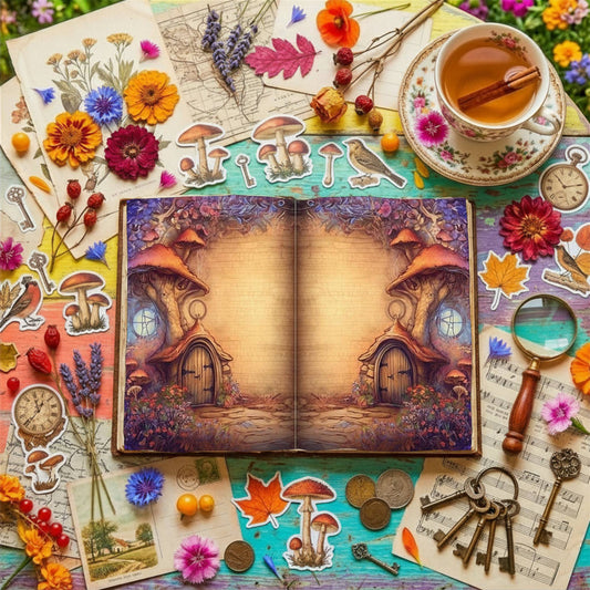 Fairy Doors Digital Papers