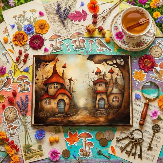 Fairytale Village Digital Papers