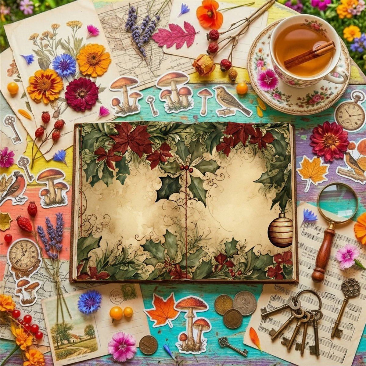 Festive Christmas Digital Papers