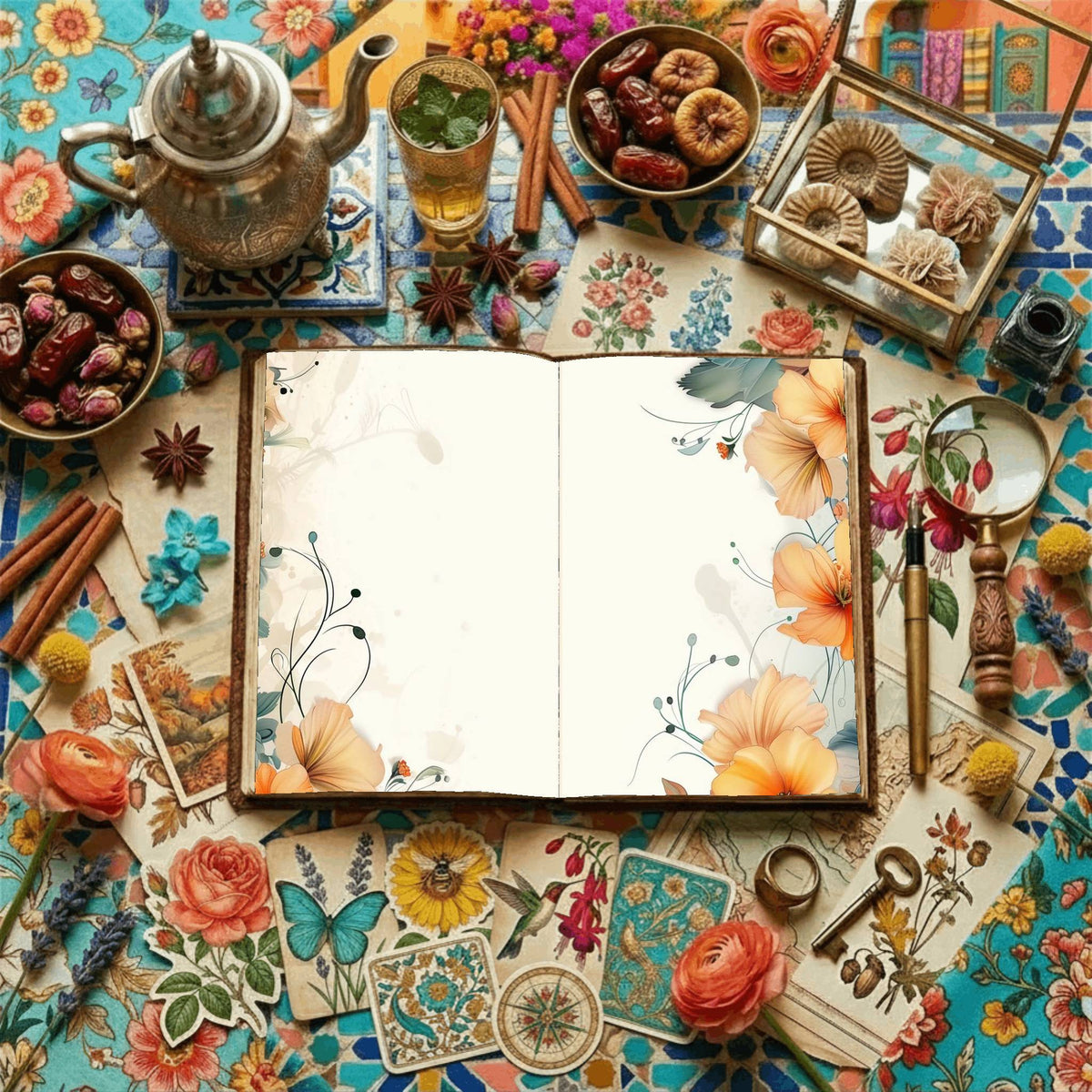 Floral Digital Papers