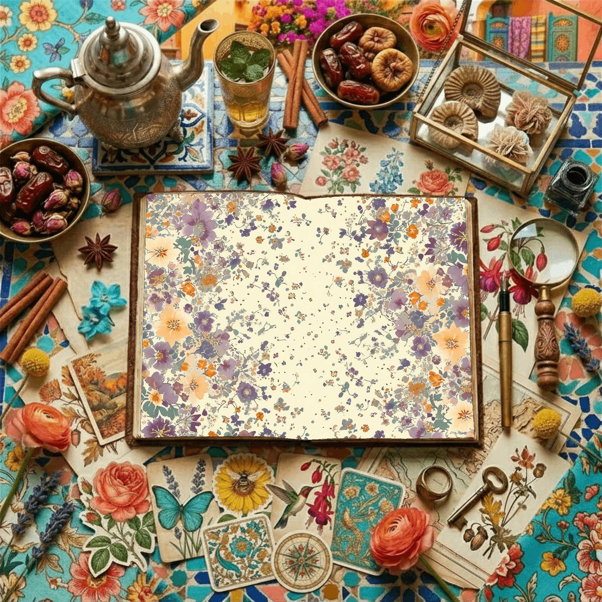 Floral Digital Papers