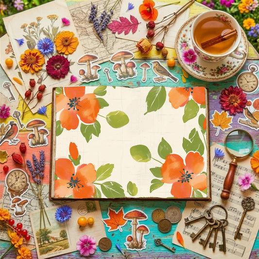 Floral Digital Papers