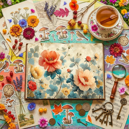 Floral Digital Papers