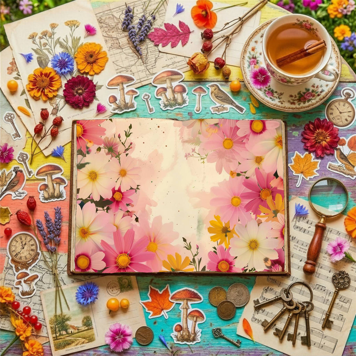 Floral Digital Papers