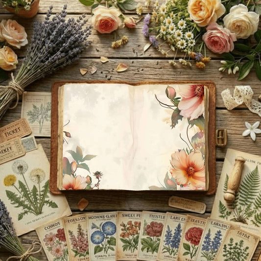 Floral Digital Papers