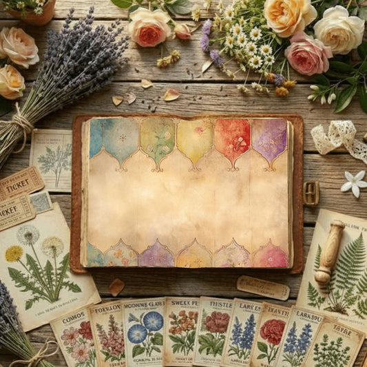 Floral Arches Digital Papers