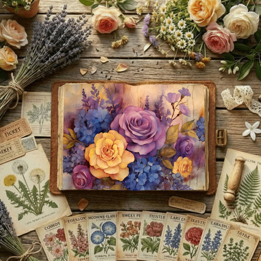 Floral Bouquet Digital Papers