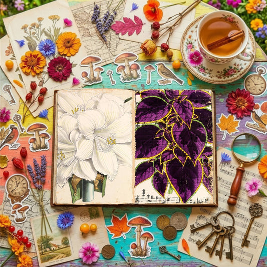 Floral Illustrations Digital Papers