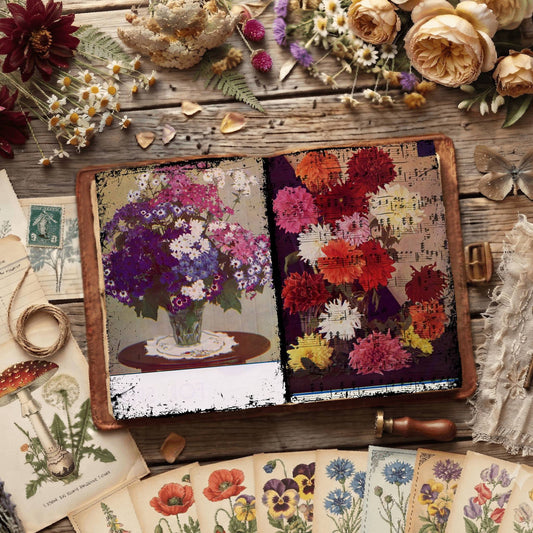 Floral Illustrations Digital Papers