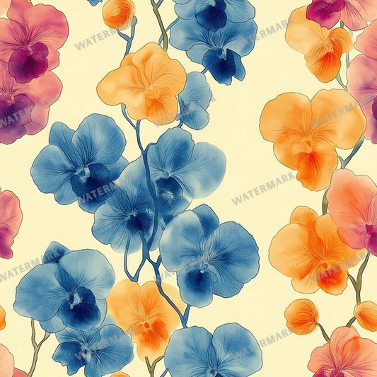 Floral Seamlesss Seamless Pattern