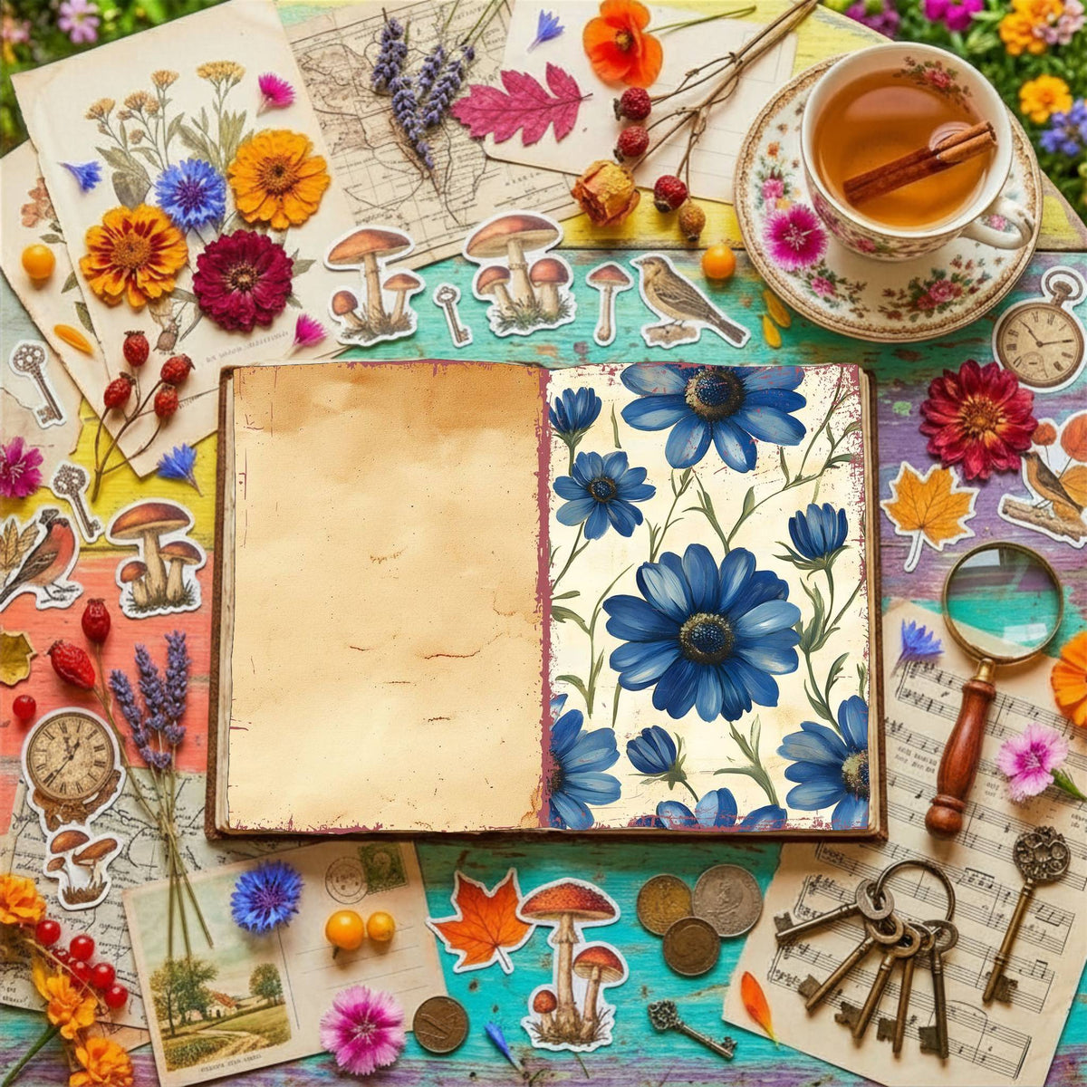 Floral Digital Papers