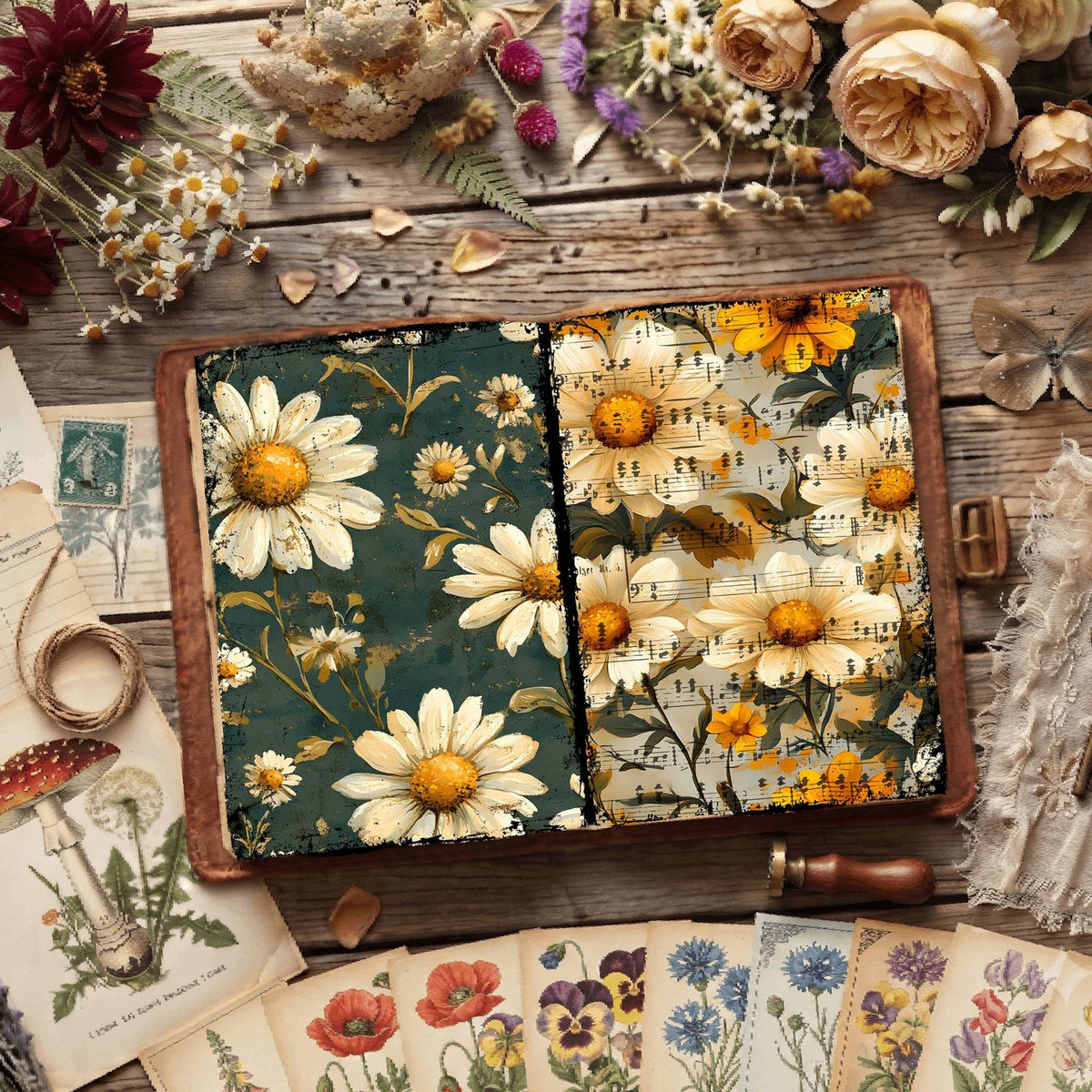Floral Digital Papers