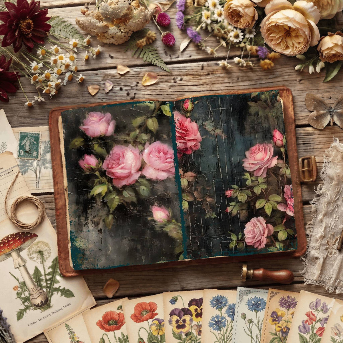 Floral Digital Papers