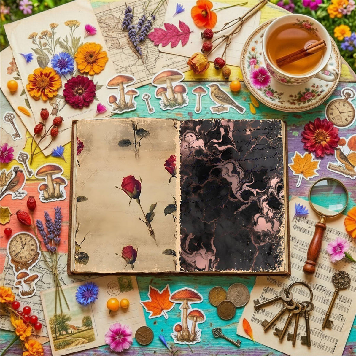 Floral Digital Papers