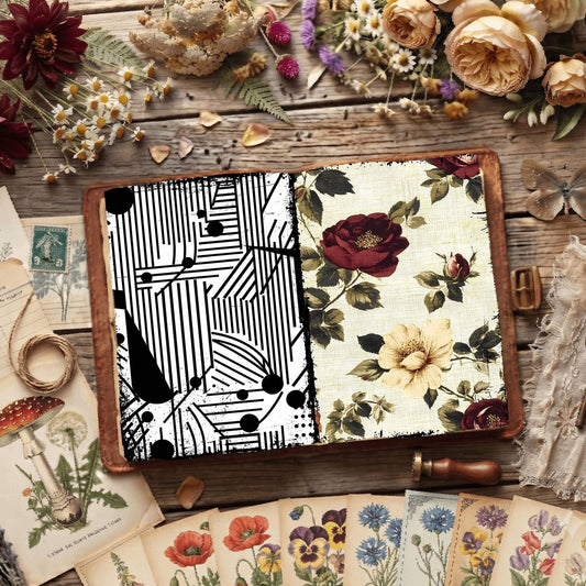 Floral Digital Papers