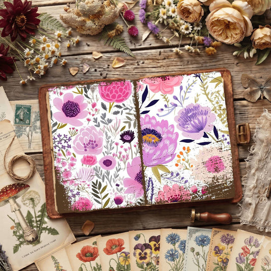 Floral Digital Papers