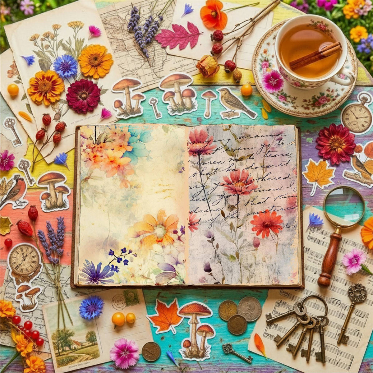 Floral Digital Papers