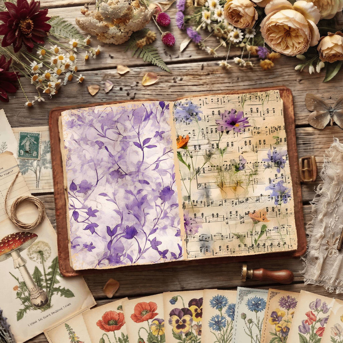Floral Digital Papers