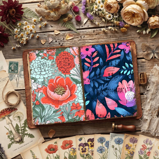 Floral Digital Papers