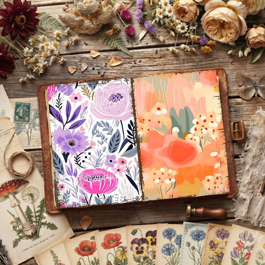 Floral Digital Papers