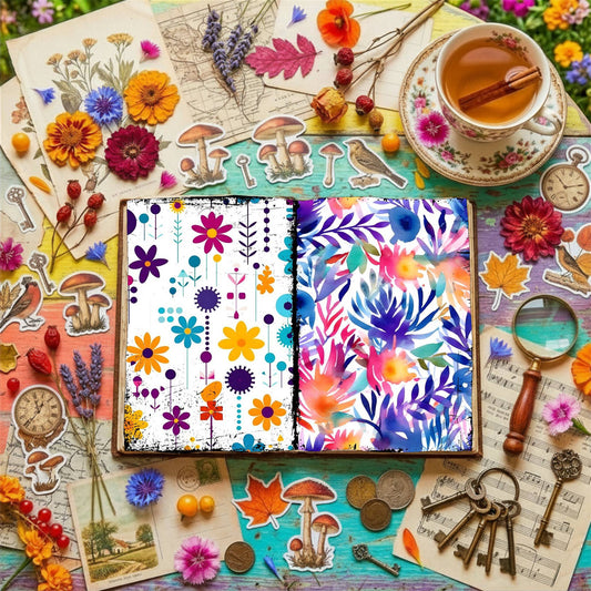 Floral Digital Papers