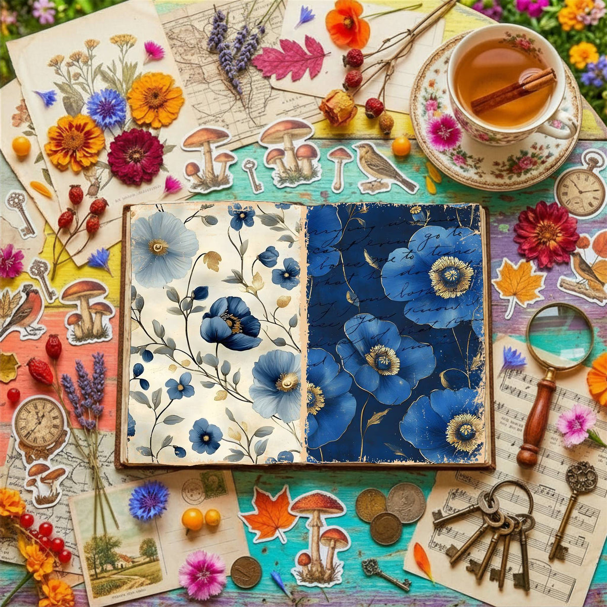 Floral Digital Papers