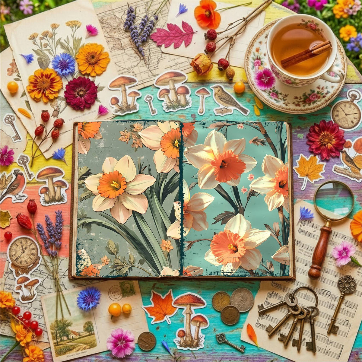 Floral Digital Papers