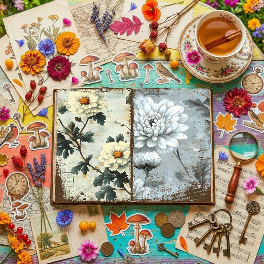 Floral Digital Papers