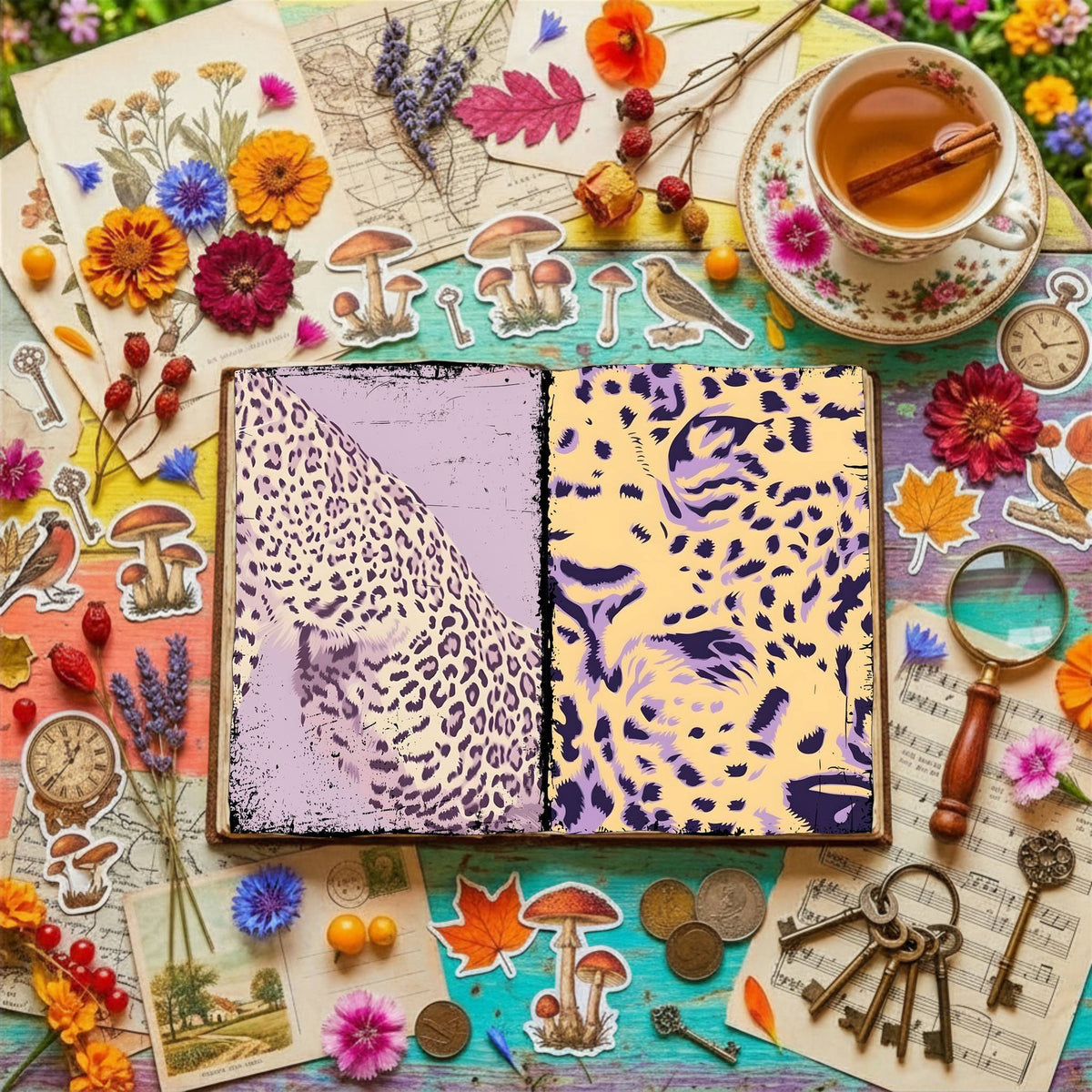 Floral Digital Papers