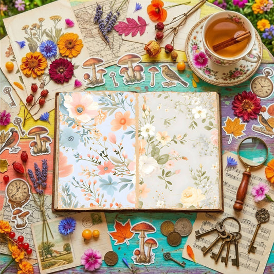 Floral Digital Papers