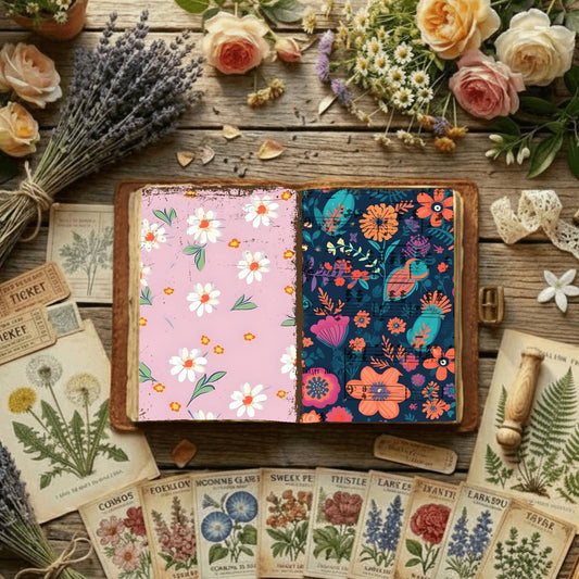 Floral Digital Papers