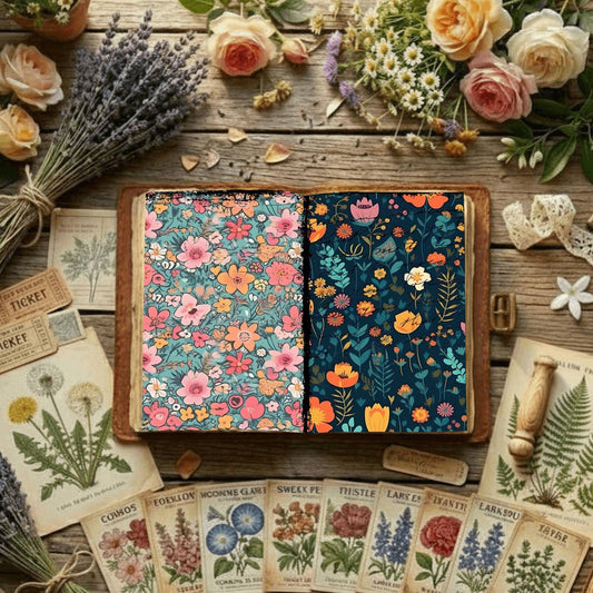 Floral Digital Papers