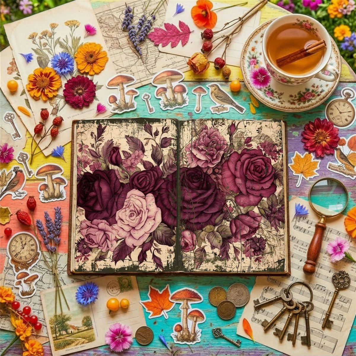 Floral Digital Papers