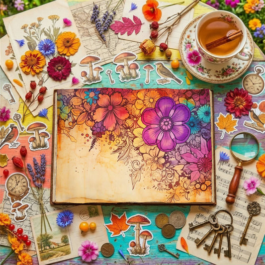 Floral Digital Papers