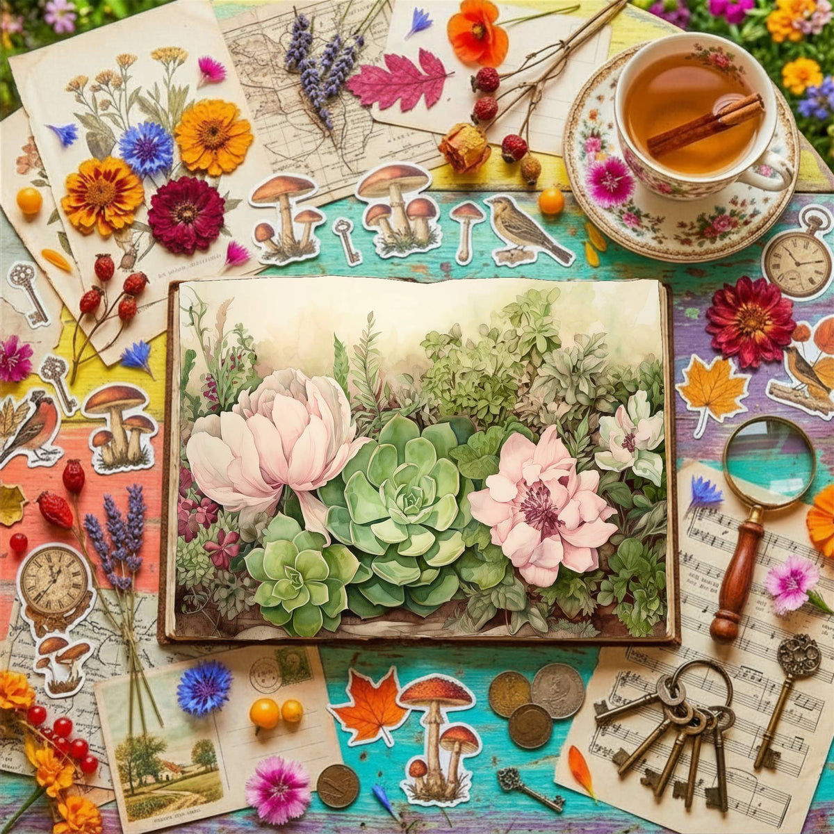 Floral Digital Papers