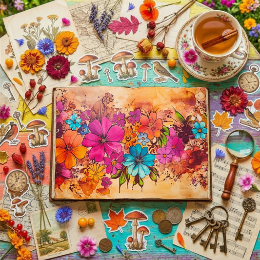Floral Digital Papers
