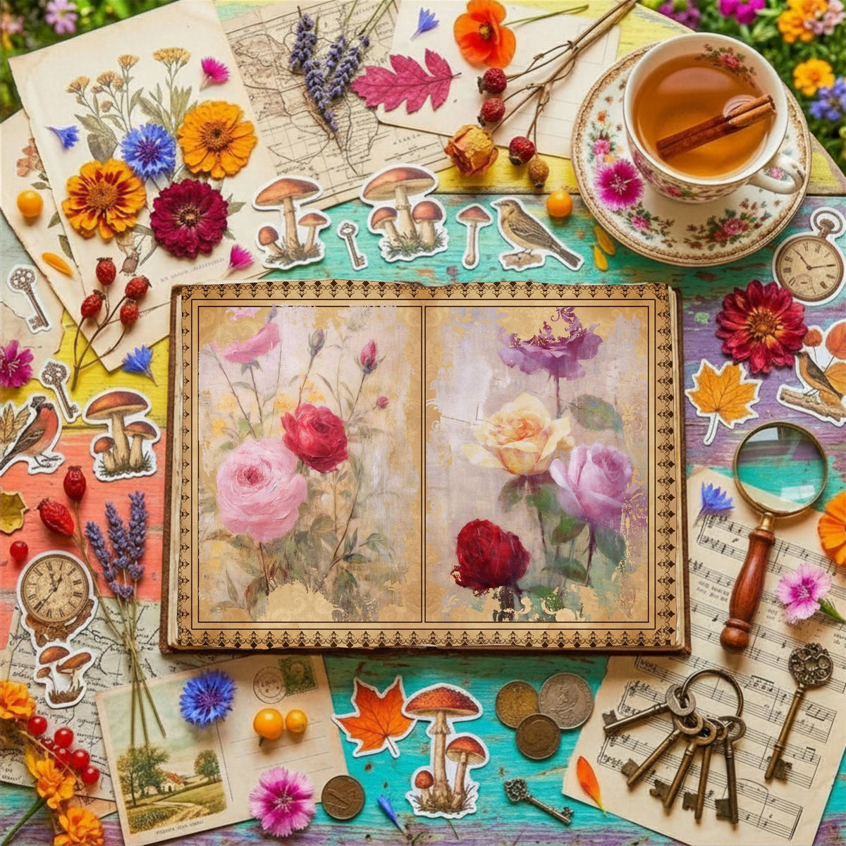 Flower Digital Papers